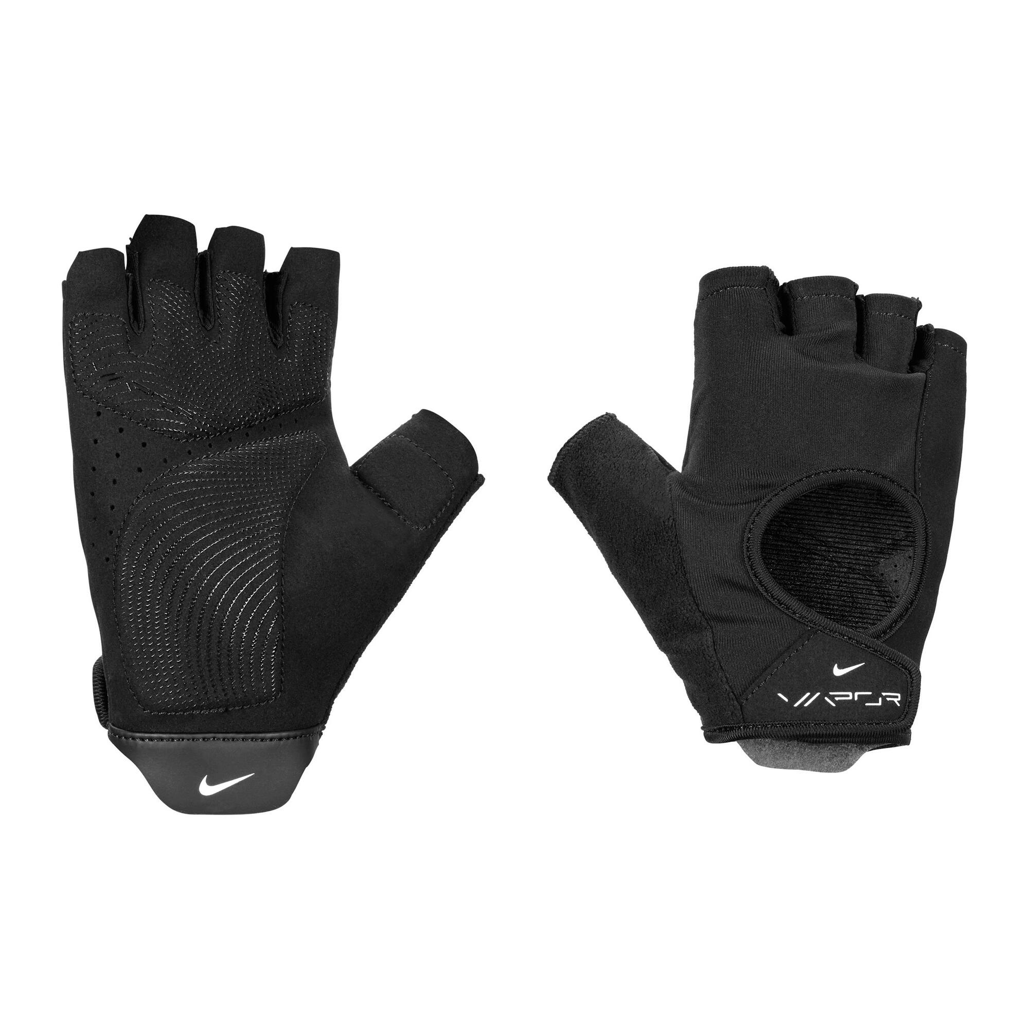Womens/Ladies Vapor 2024 Fitness Fingerless Gloves (Black) 2/3