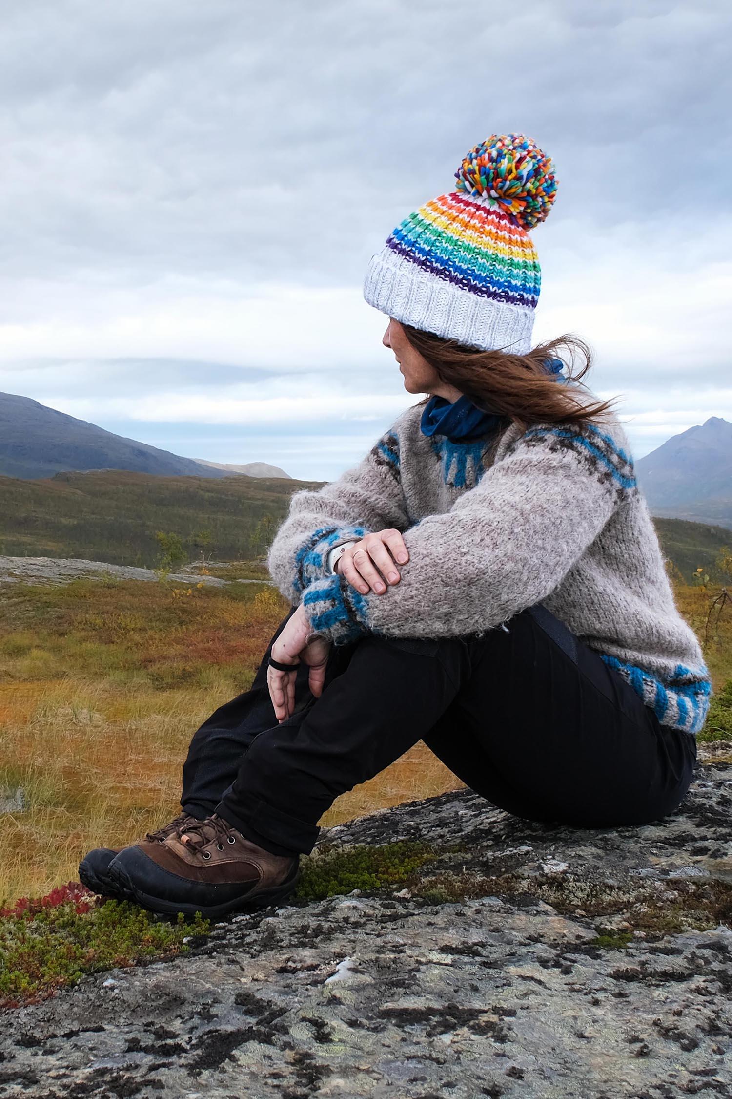 Glacier Rainbow Reflective Hat 6/6