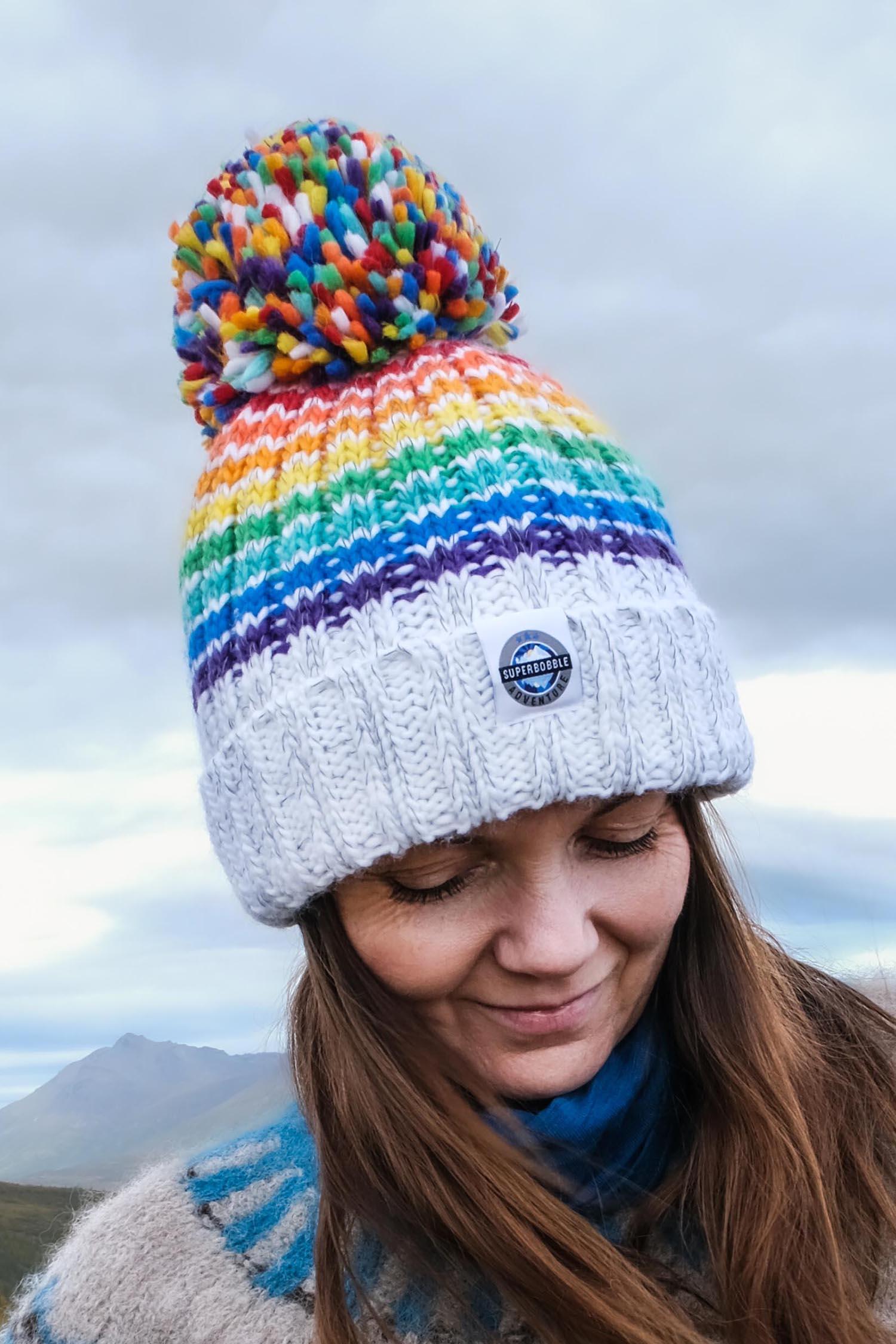 SWIMZI Glacier Rainbow Reflective Hat