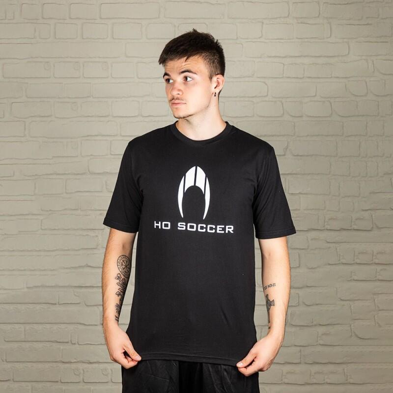 T-shirt Ho Soccer Preta 1/4