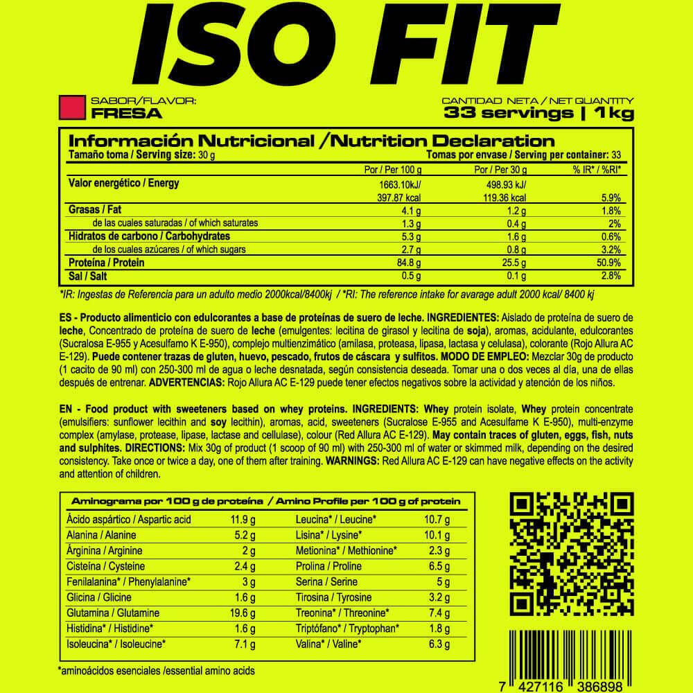 Iso fit - 1kg Fraise de MASmusculo 6/7