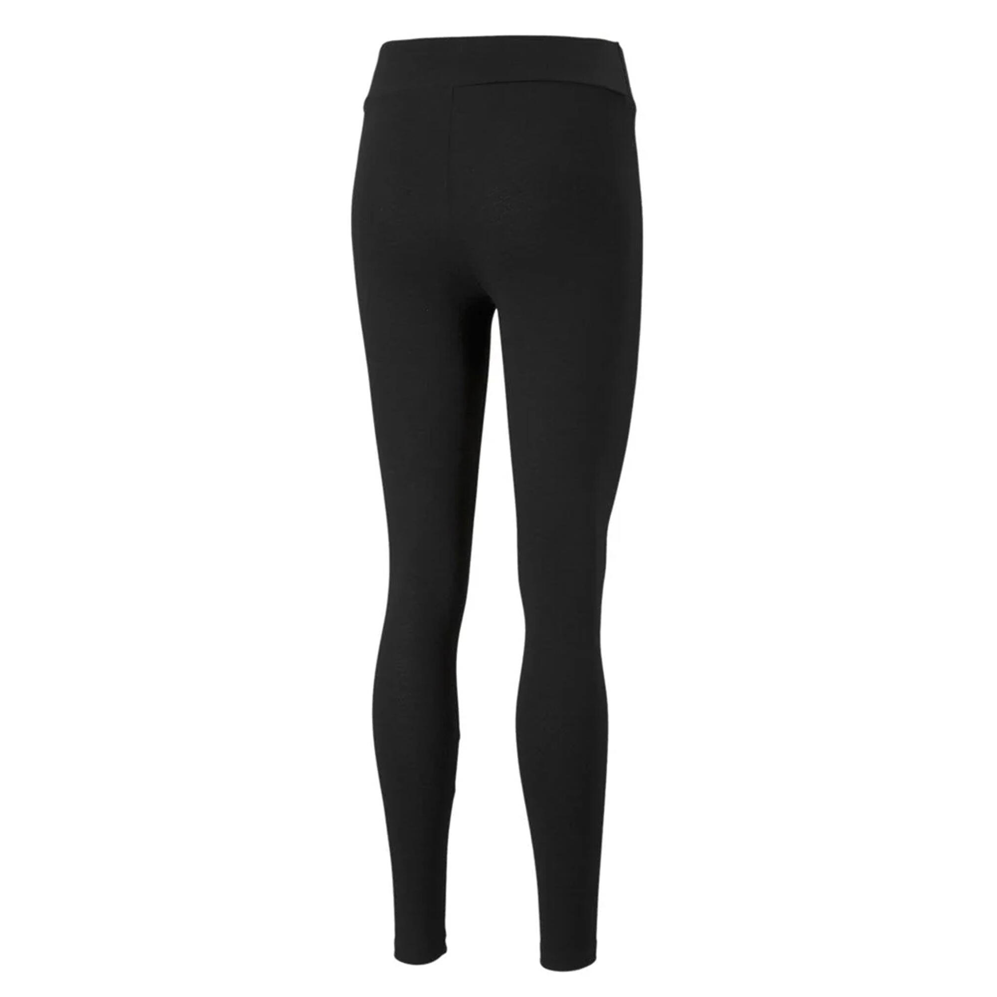 Womens/Ladies ESS Logo Leggings (Black) 2/2