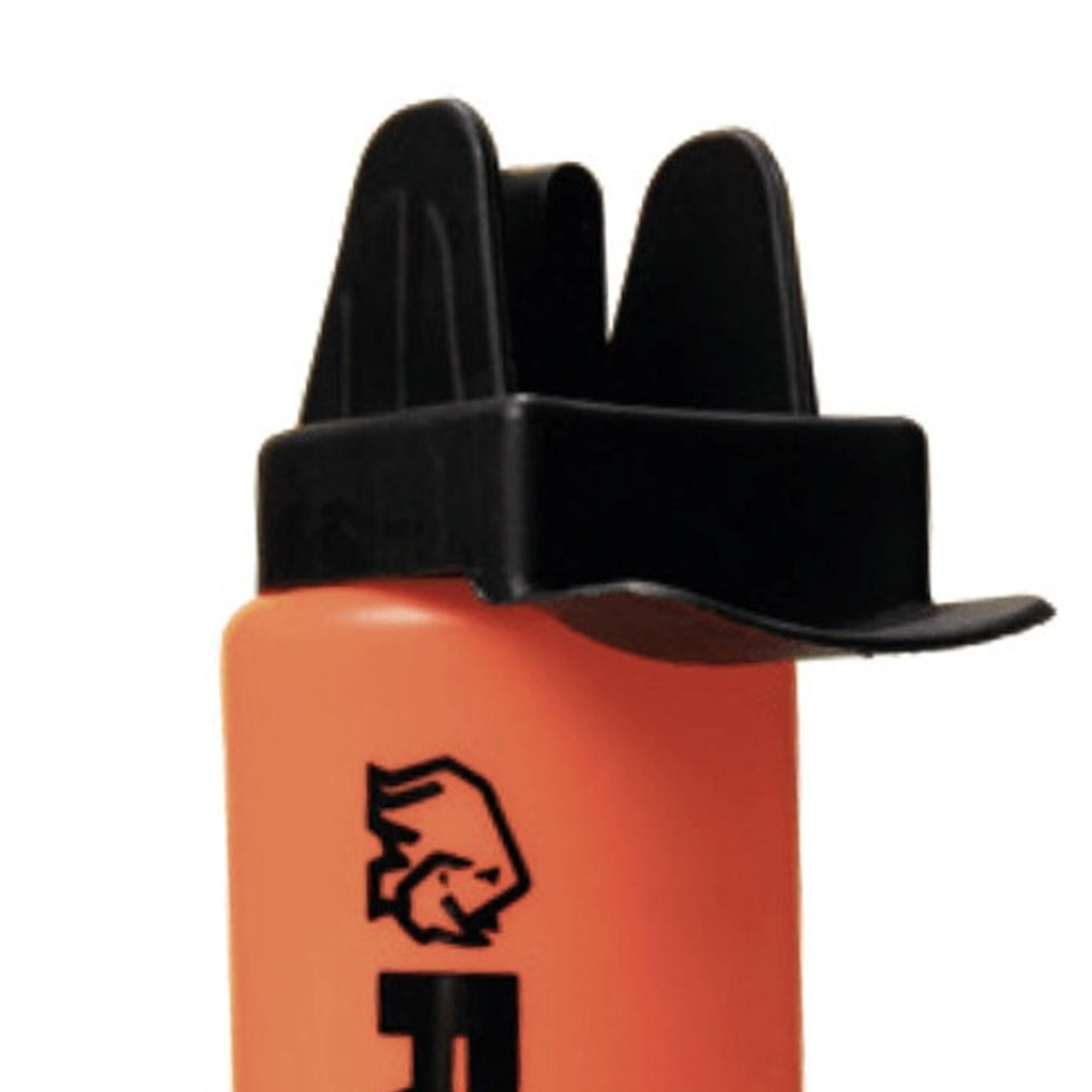 Wasserflasche "Pro" Damen und Herren Orange/Schwarz 3/3