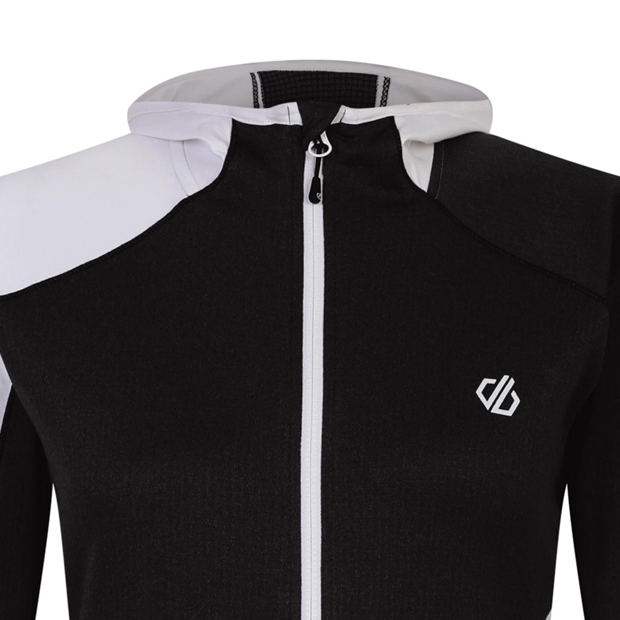 Haut De Sport Motif/style À Capuche CONVEY Femme (Blanc / Noir) 3/5