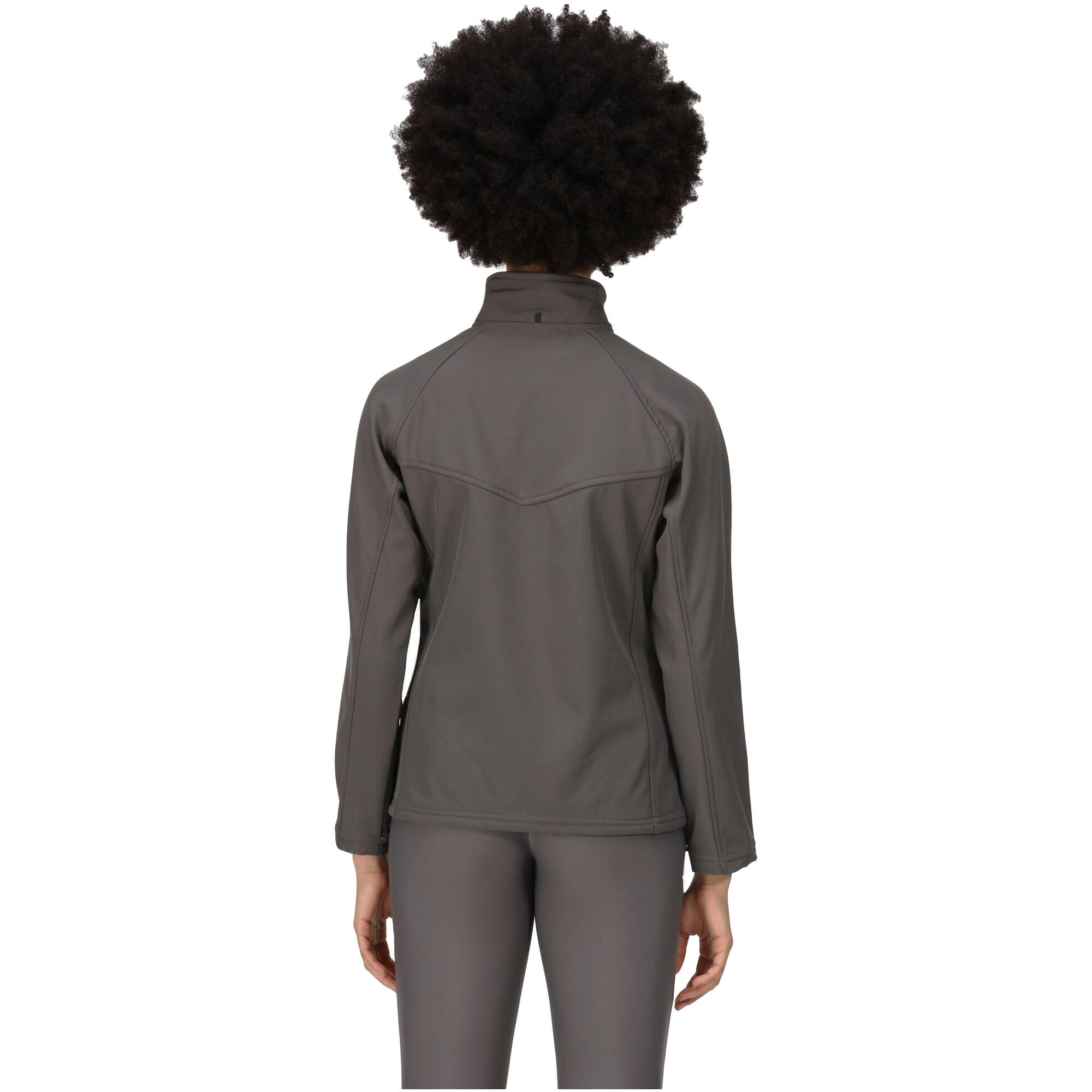 Regatta UPROAR Women's Softshell Jacket Water-Repellent Grey 3/5