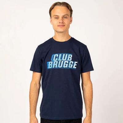 Club brugge t-shirt heren - blauw