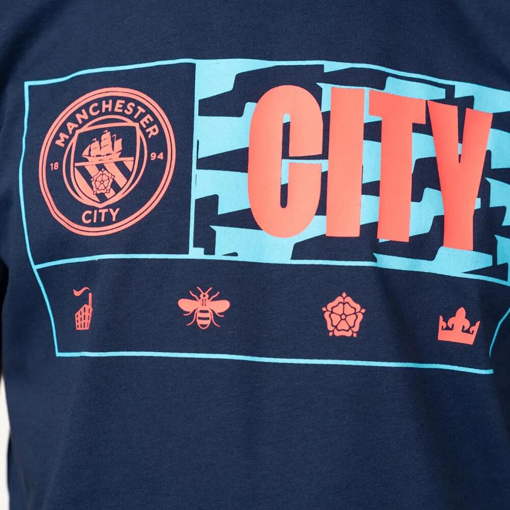 Pánské tričko s logem Man City pro dospělé 2/7