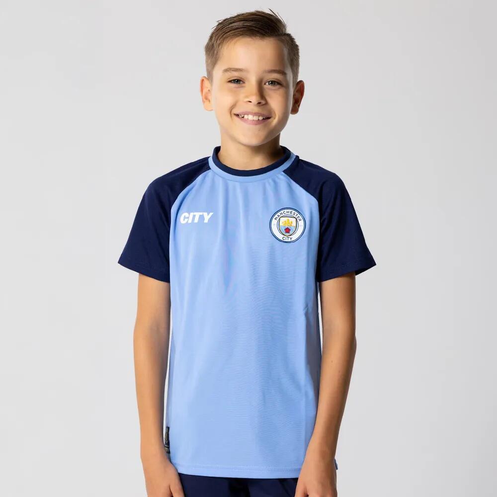 MANCHESTER CITY Dětský domácí dres Manchester City 24/25 – Fotbalový dres pro děti