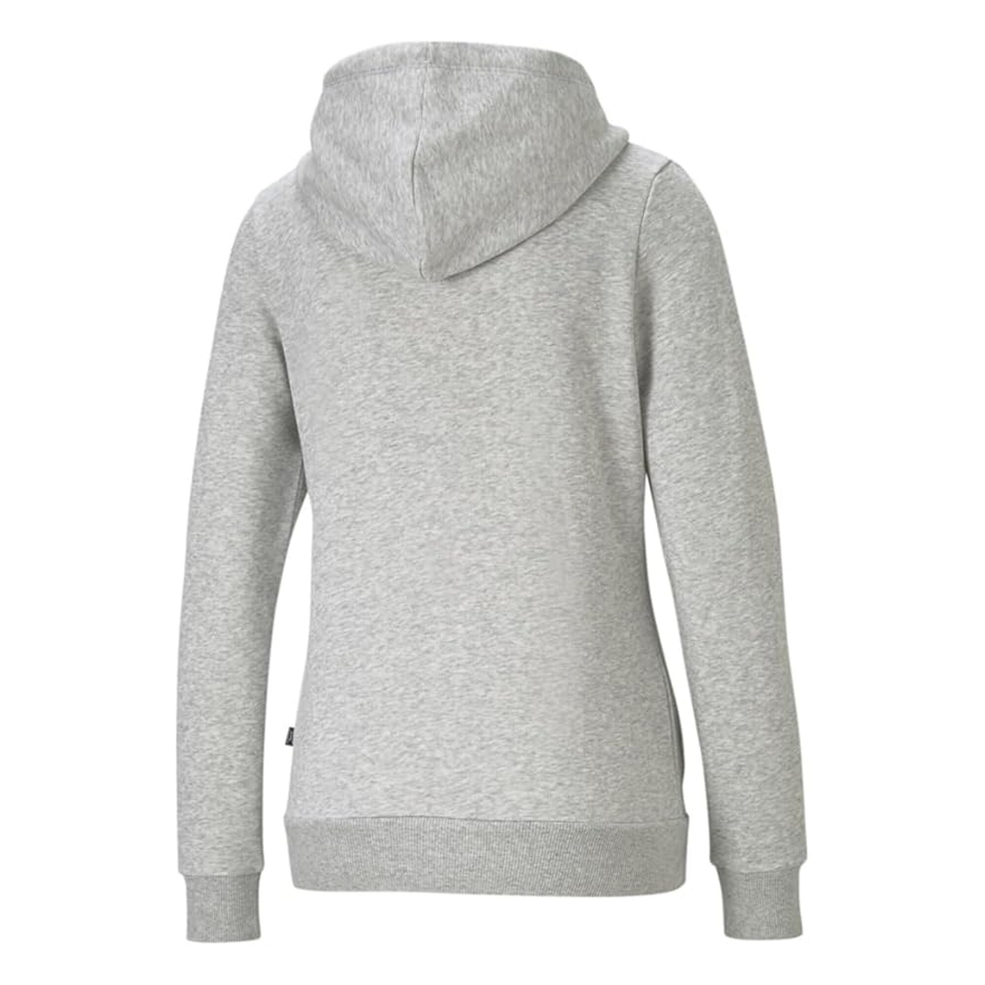 Hoodie mit durchgehendem Reißverschluss für Damen Grau 2/2