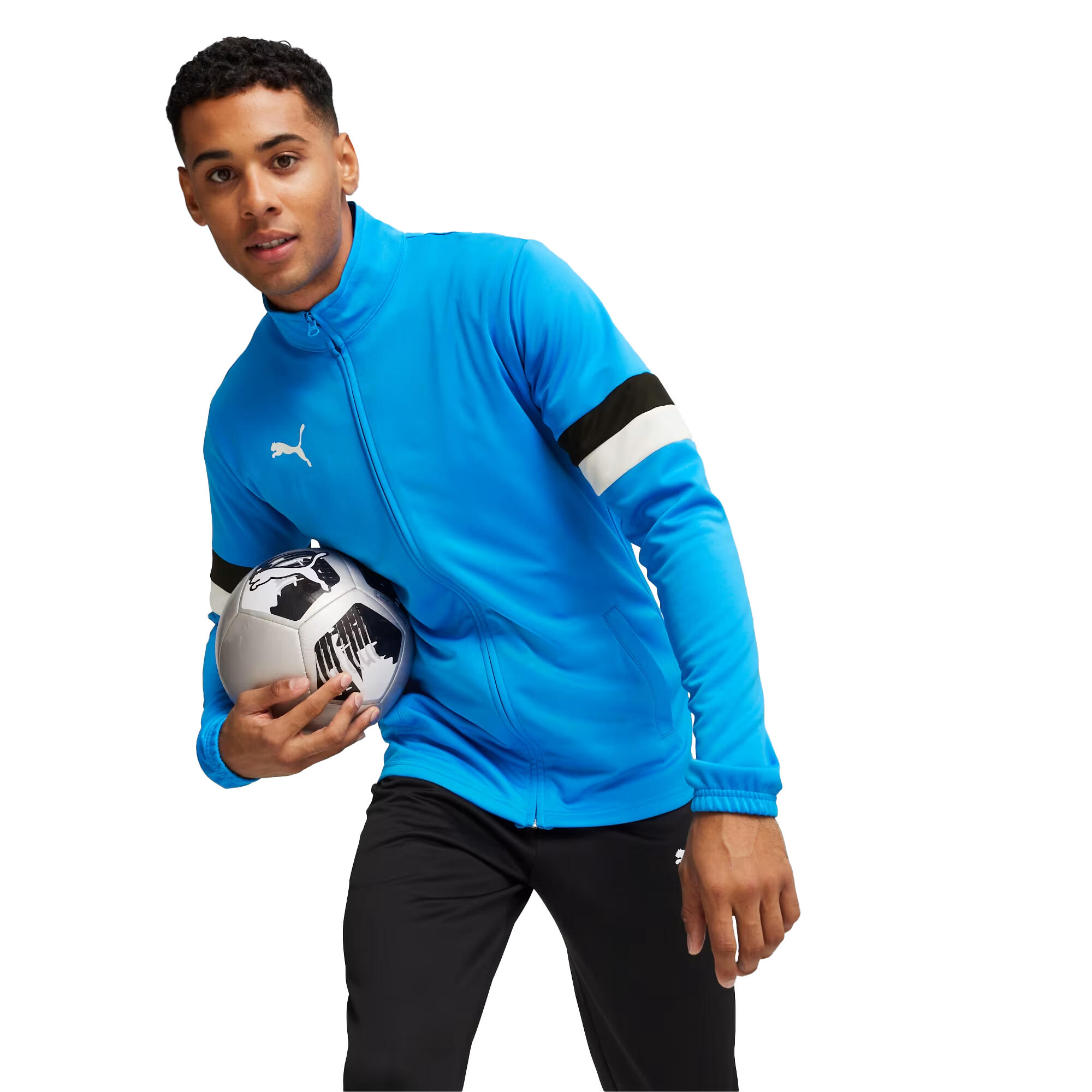 Mens TeamRISE Woven Tracksuit (Blue) 3/3