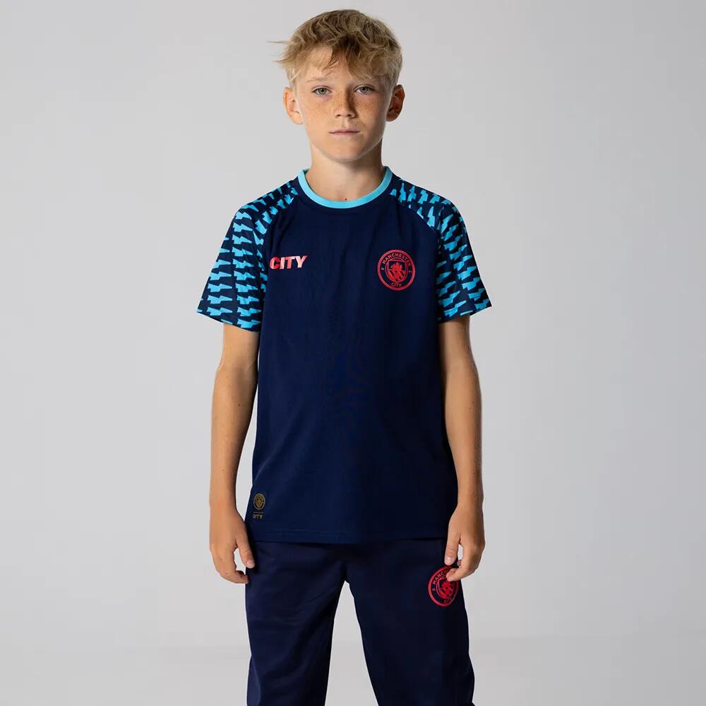 MANCHESTER CITY Manchester City Uit Shirt Kinderen 24/25 - Voetbalshirt Kids