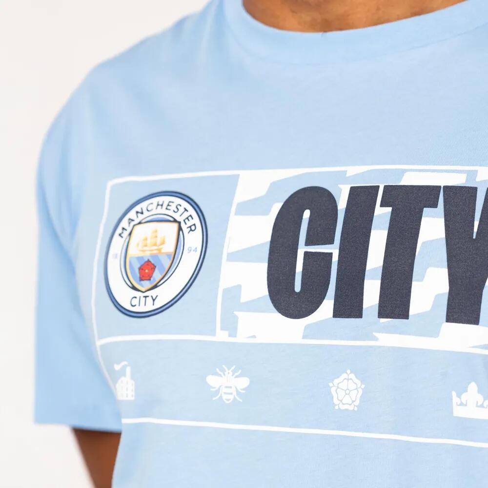 Koszulka męska Man City jasnoniebieska dla dorosłych - 2XL