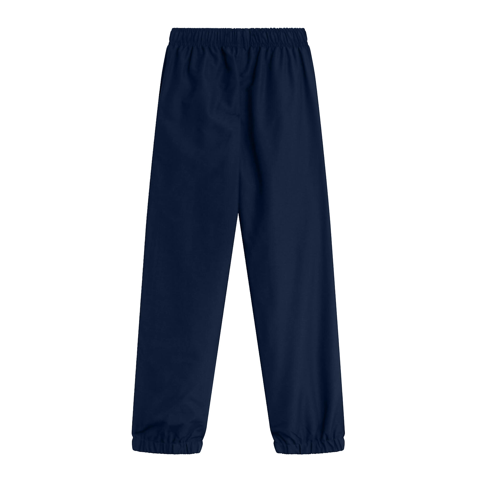 Childrens/Kids Stadium Cuffed Ankle Jogging Bottoms (Navy/White) 2/2
