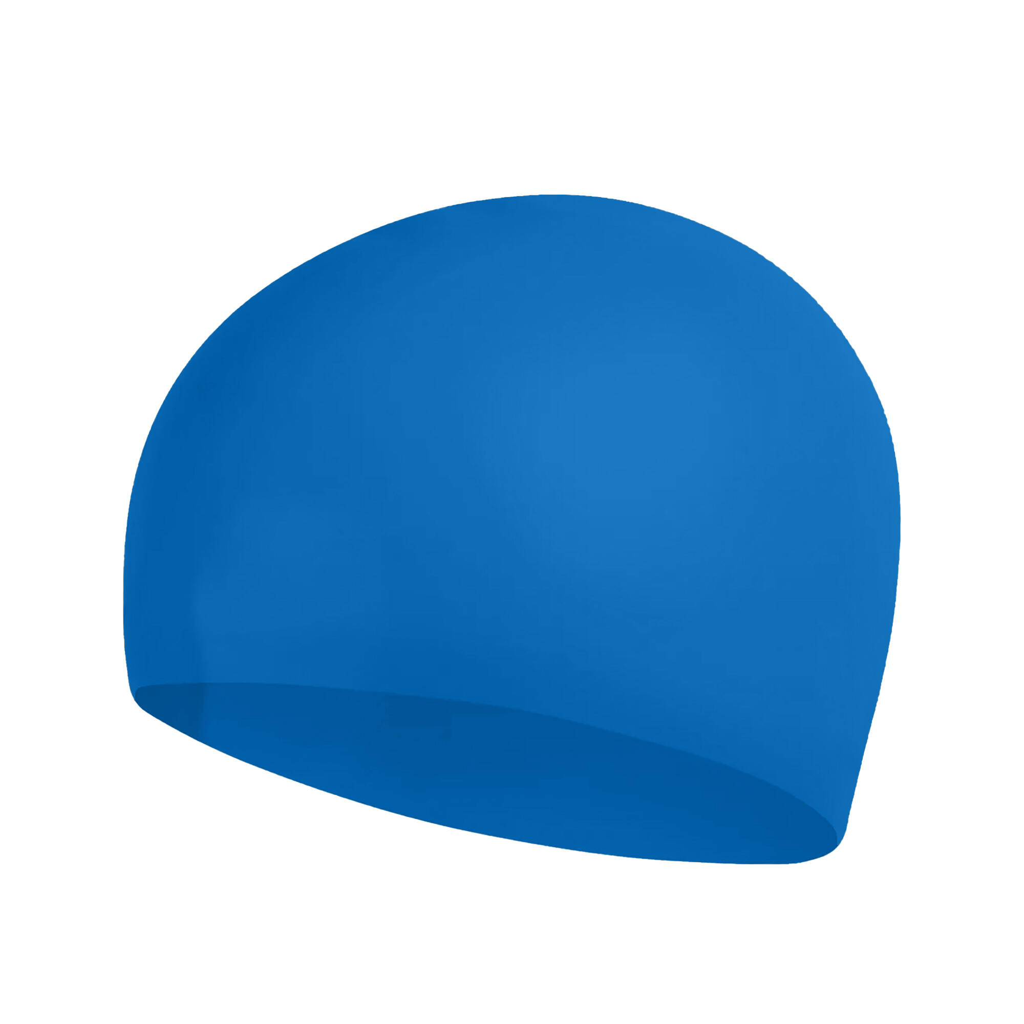 Childrens/Kids 3D Silicone Swim Cap (Blue) 3/3