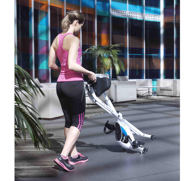Vélo d'appartement  - pliable - Tron blanc 5/5
