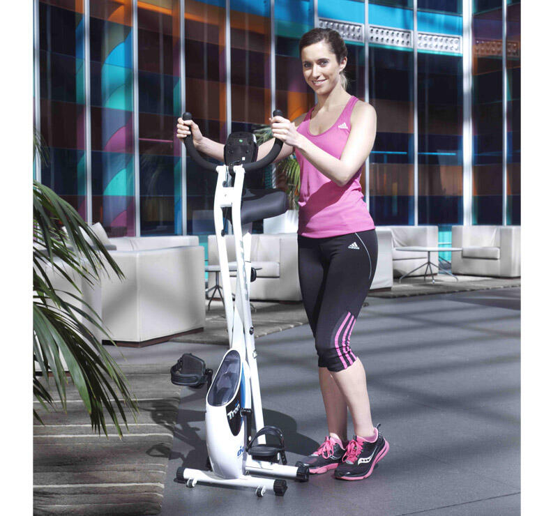 Vélo d'appartement  - pliable - Tron blanc 3/5