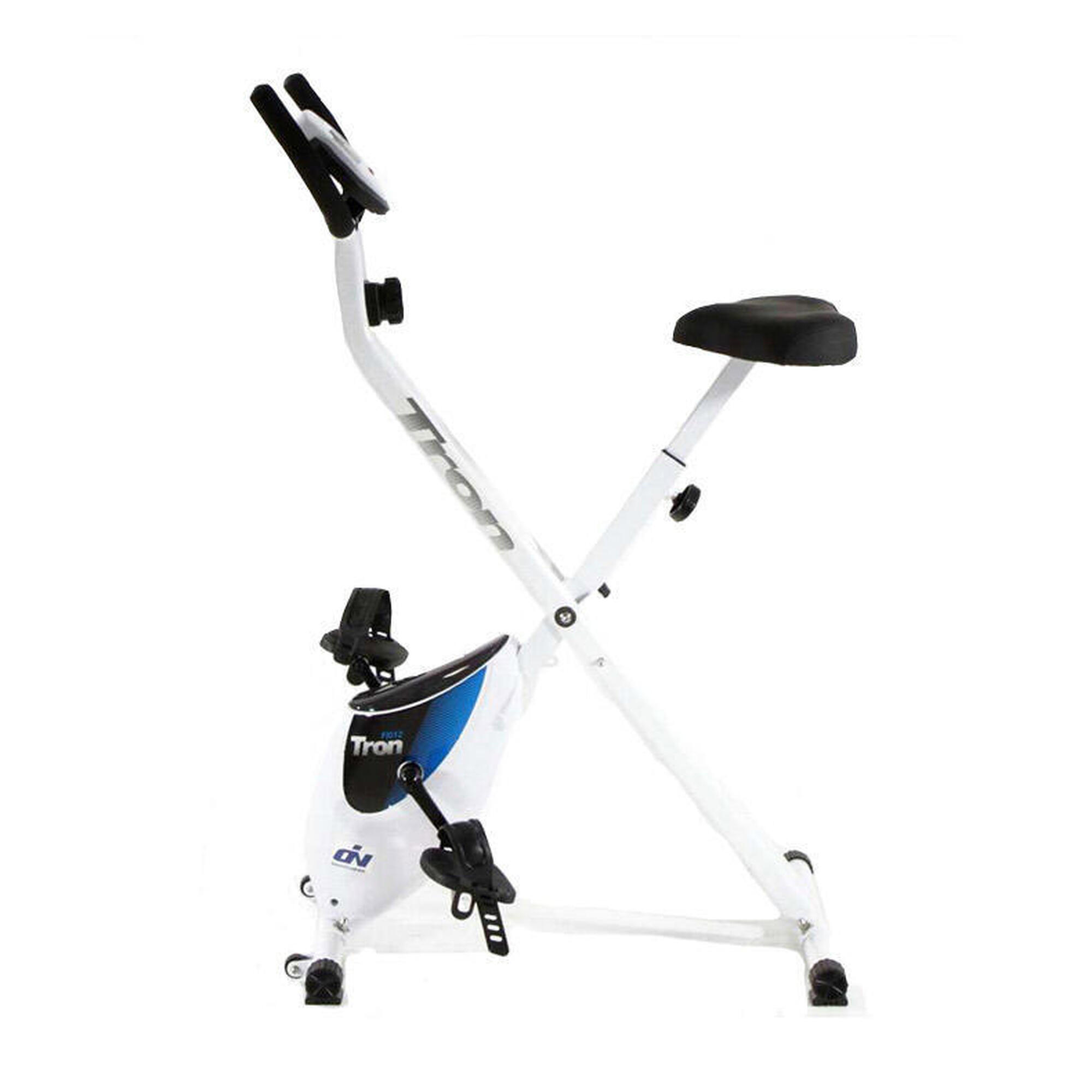 Ion Fitness - Vélo D'Appartement  - Pliable - Tron Blanc - Vélo D'Appartement - Blanc|noir - Taille Unique - Decathlon