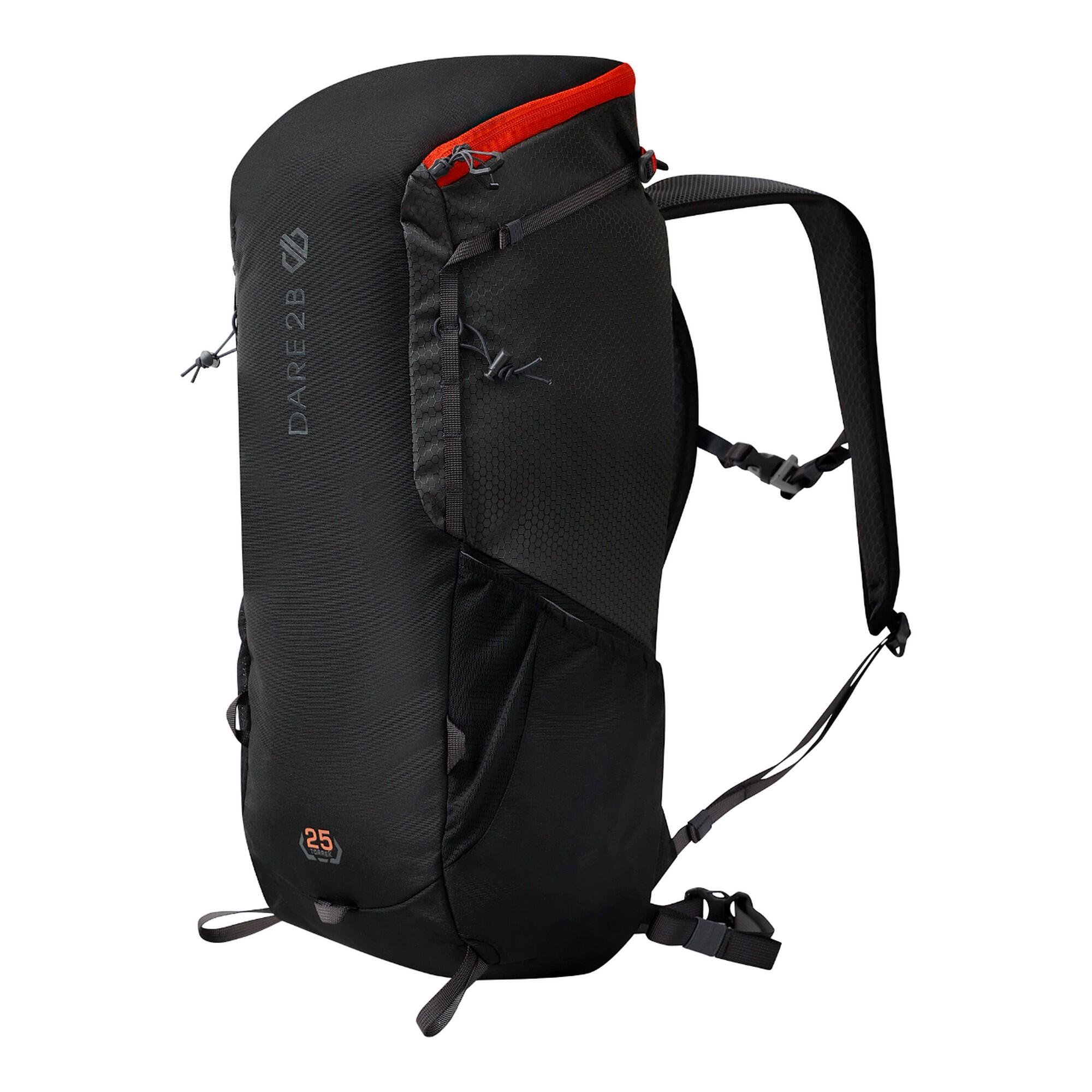 Rucksack "Torrek", 25L Damen und Herren Schwarz/Ebenholz 3/5