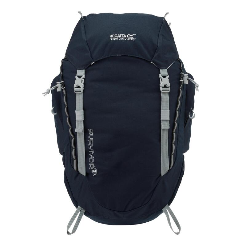 Rucksack "Survivor V4", 35l Damen und Herren Marineblau