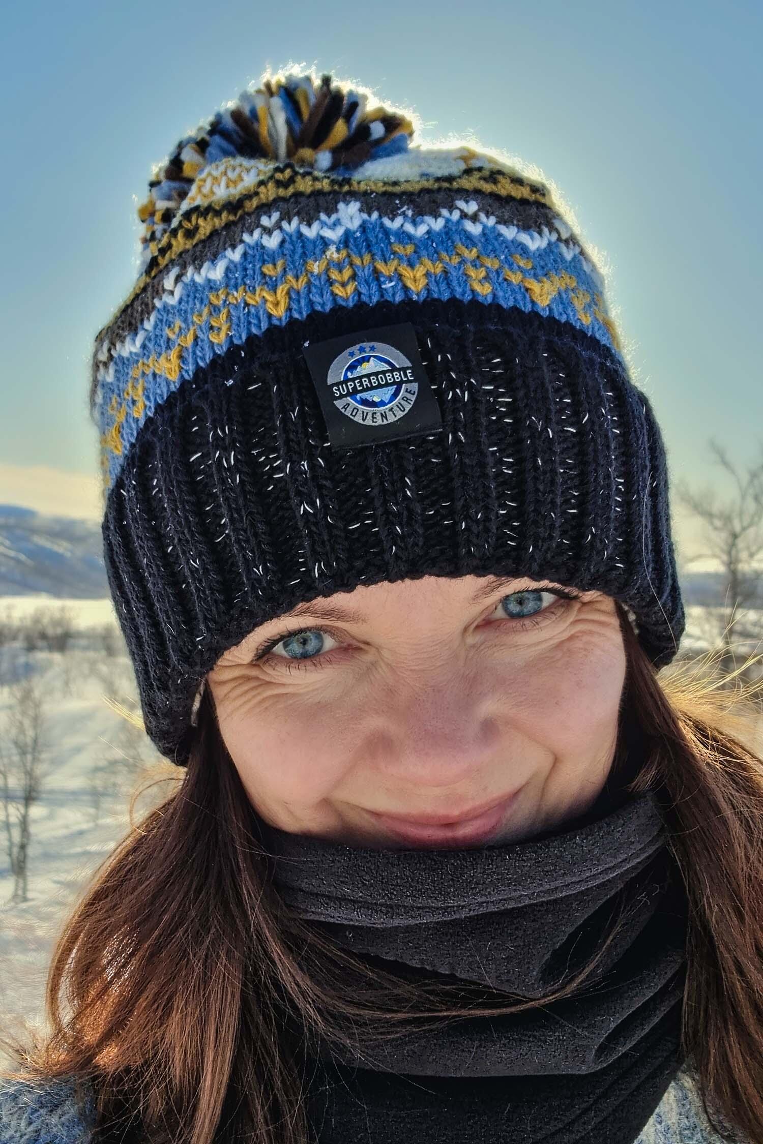 SWIMZI Midnight Sun Nordic Knit Hat