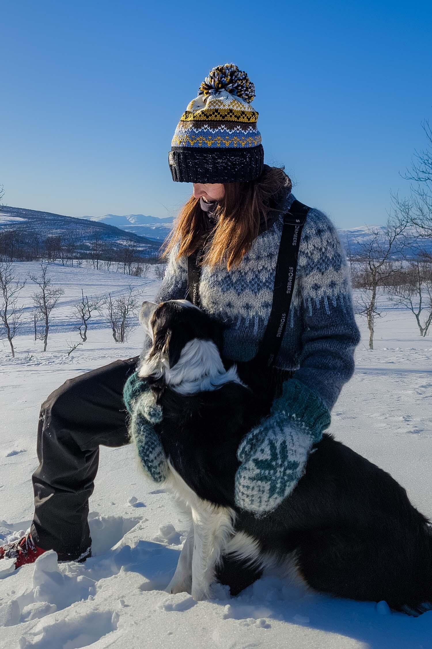 Midnight Sun Nordic Knit Hat 4/4