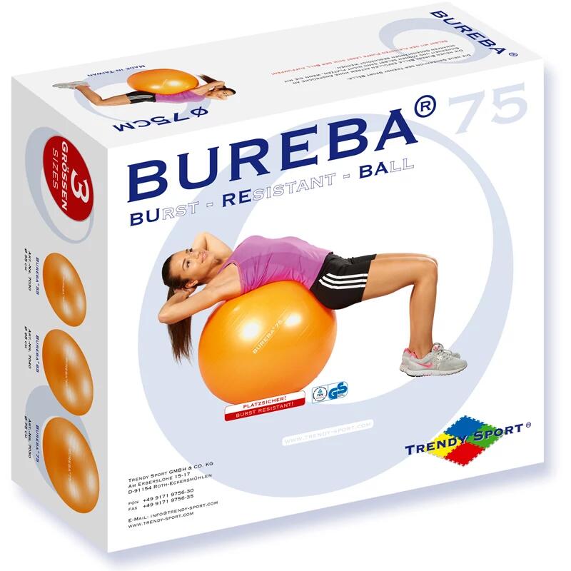 Palla fitness Trendy Bureba 75 cm rossa 2/3