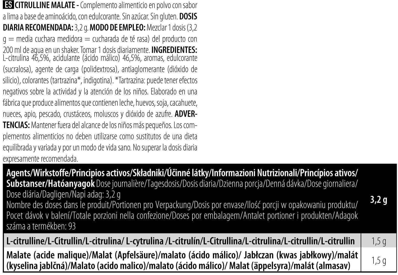 Citrulline Malate - Citron Vert 5/5