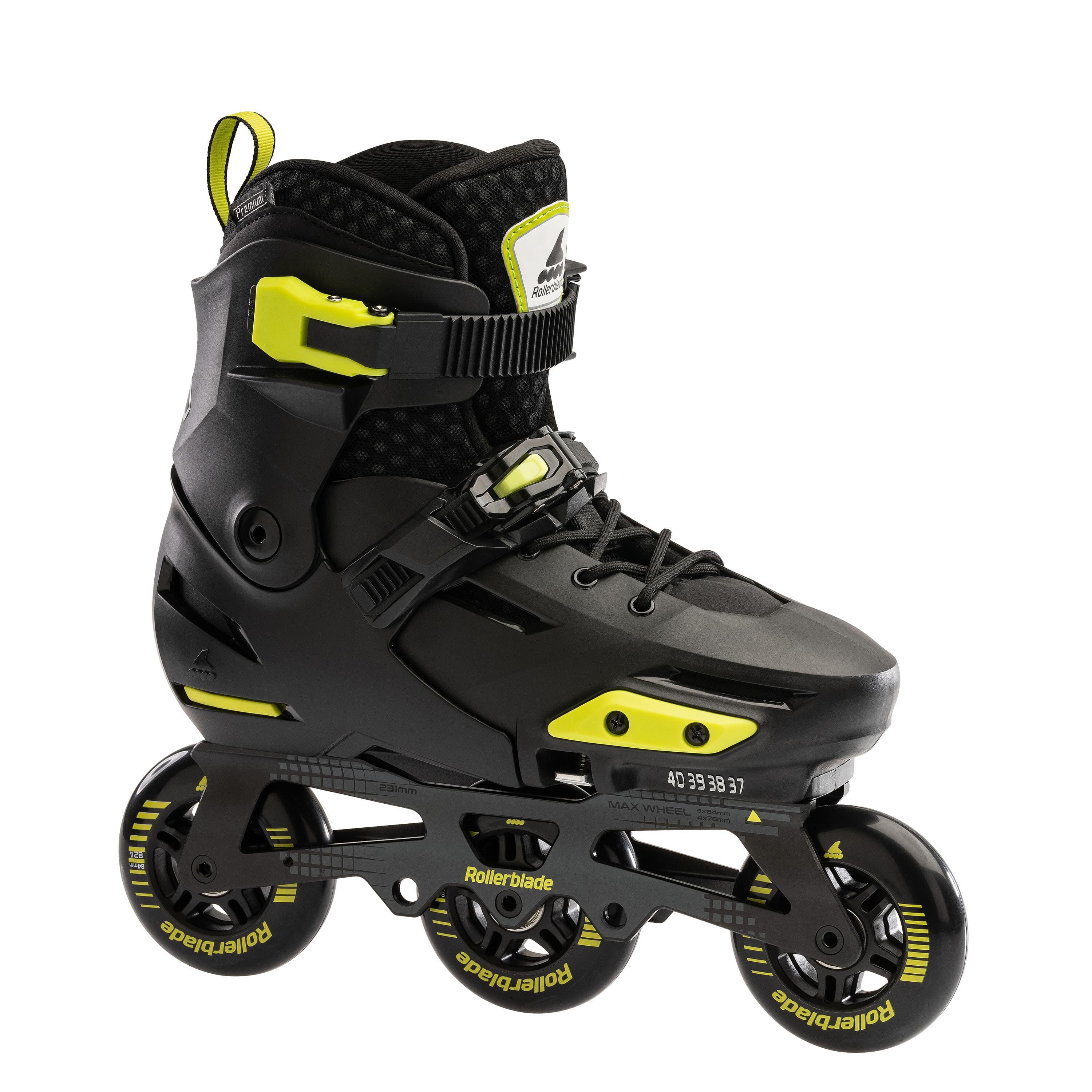 Rollerblade - Rollers Enfant Rollerblade Apex 3wd - Rollers En Ligne - Noir|vert - 28/32 - Decathlon