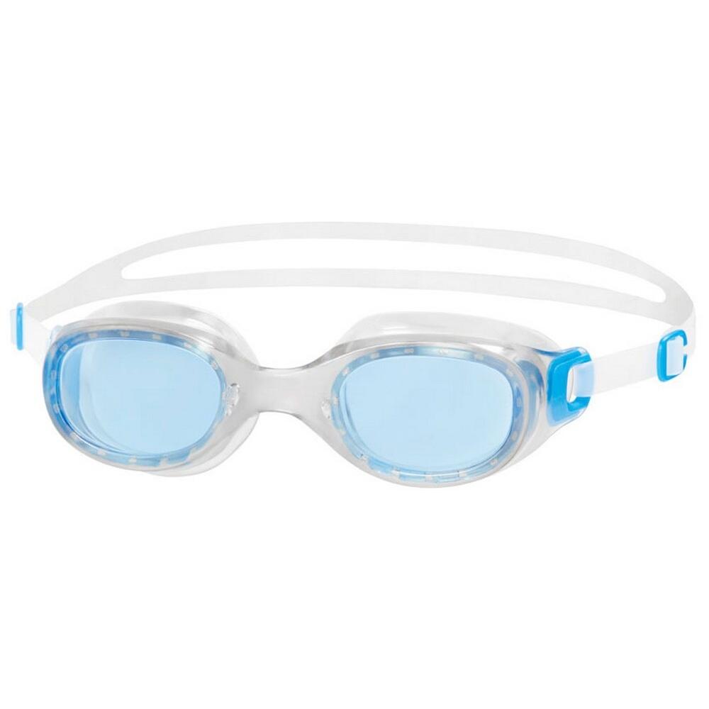 SPEEDO Unisex Adult Futura Classic Swimming Goggles (Clear/Blue)