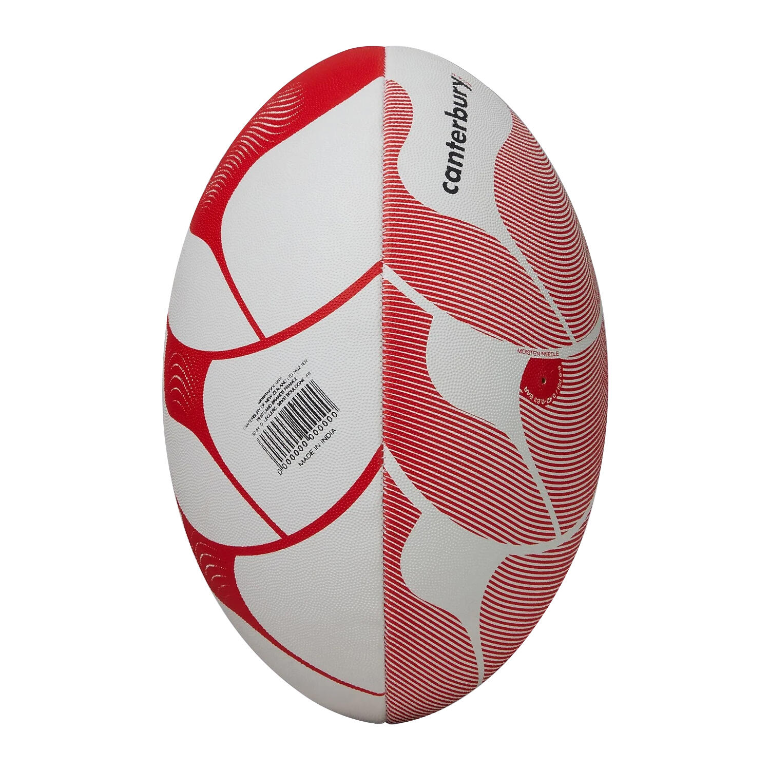 CANTERBURY Thrillseeker Play Rugby Ball (White/Red)