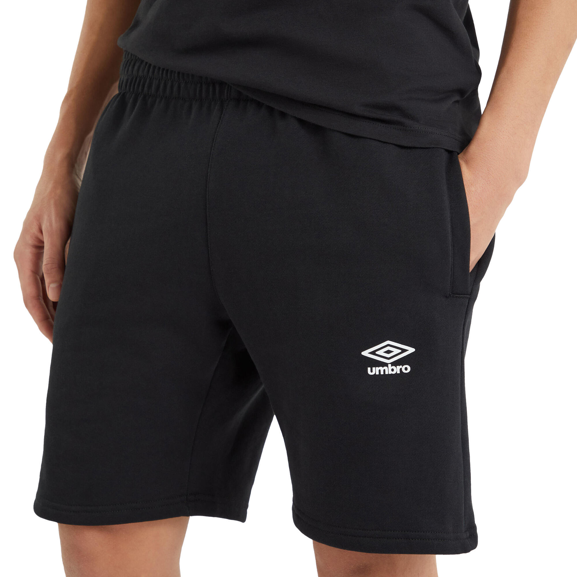 Pantaloncini Casual Logo Uomo Umbro Nero 3/3