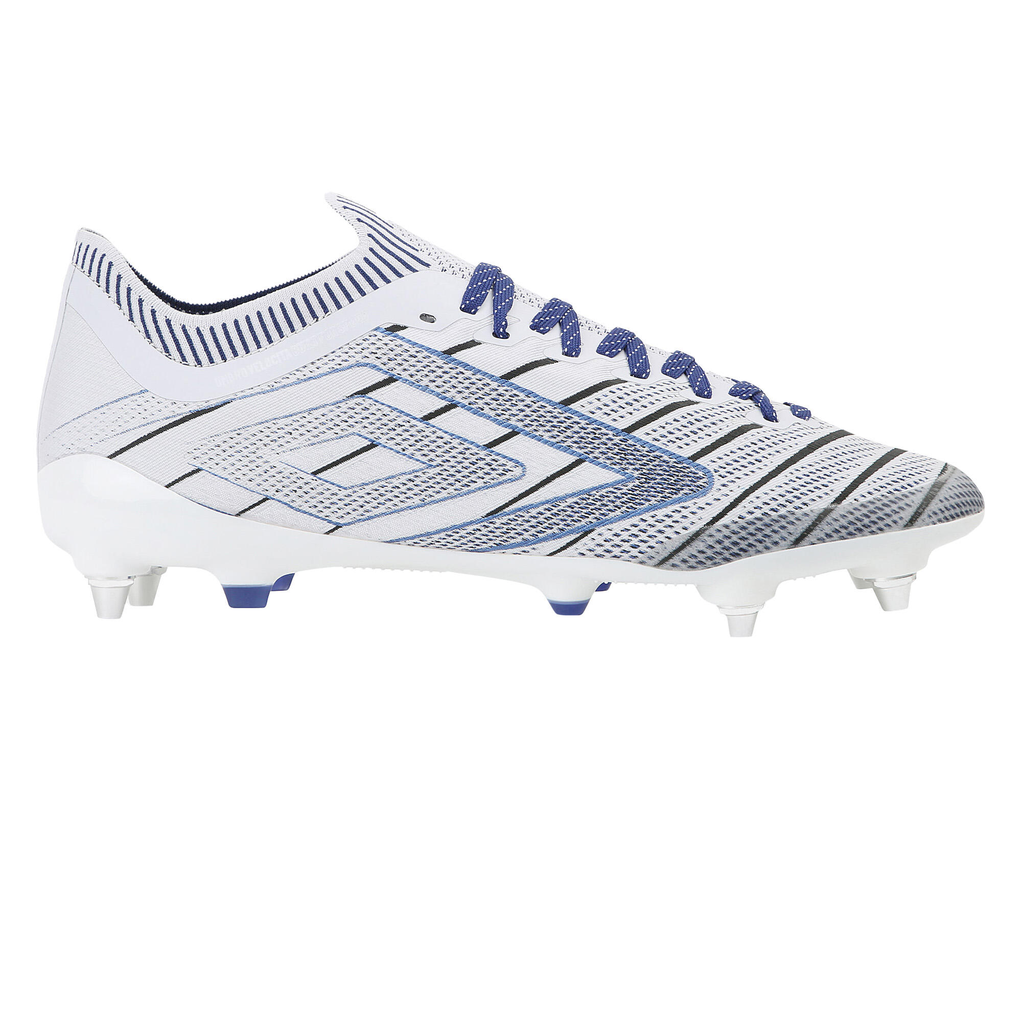 FußballStiefel "Velocita Elixir Pro" Herren Weiß/Schwarz/Königsblau 4/4