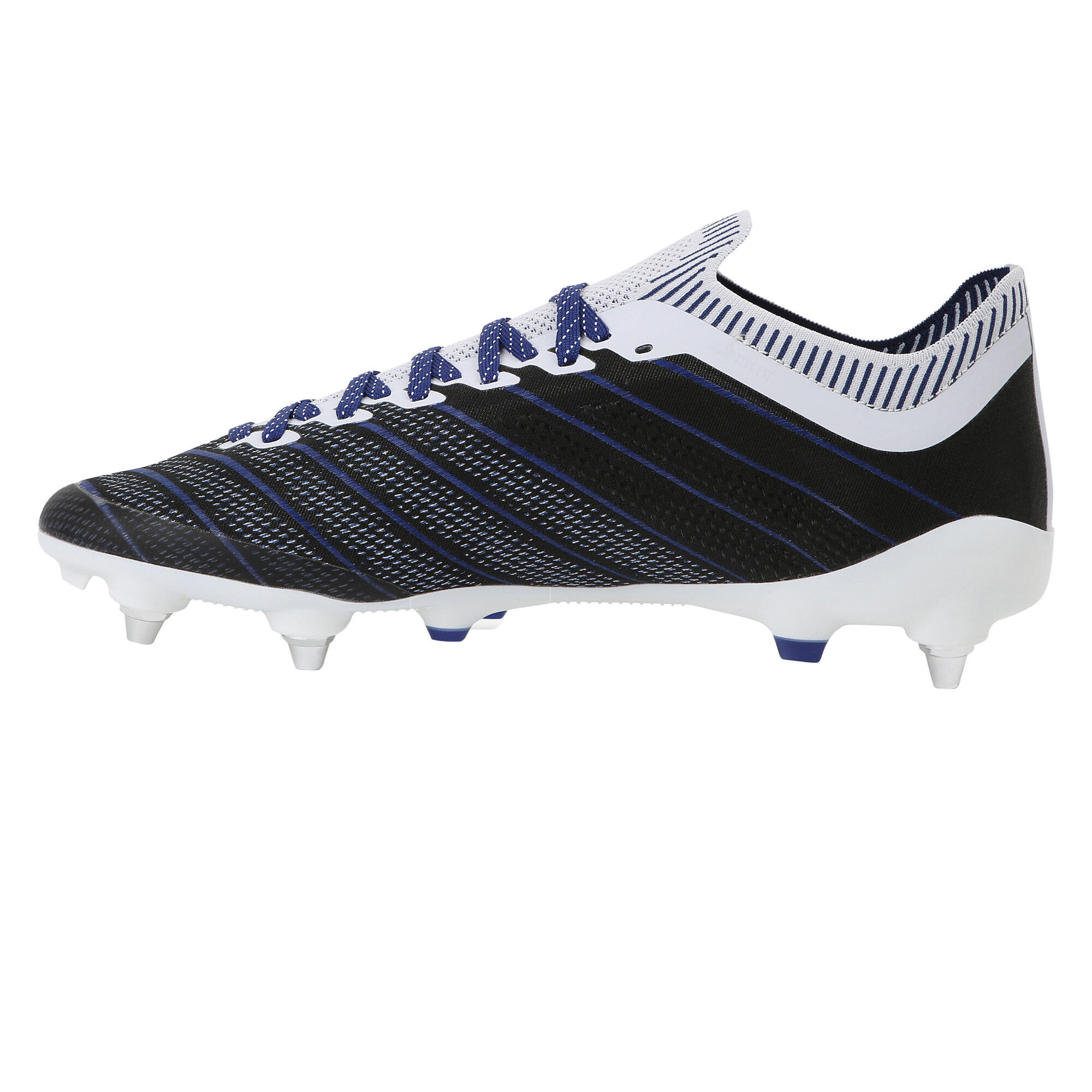FußballStiefel "Velocita Elixir Pro" Herren Weiß/Schwarz/Königsblau 3/4