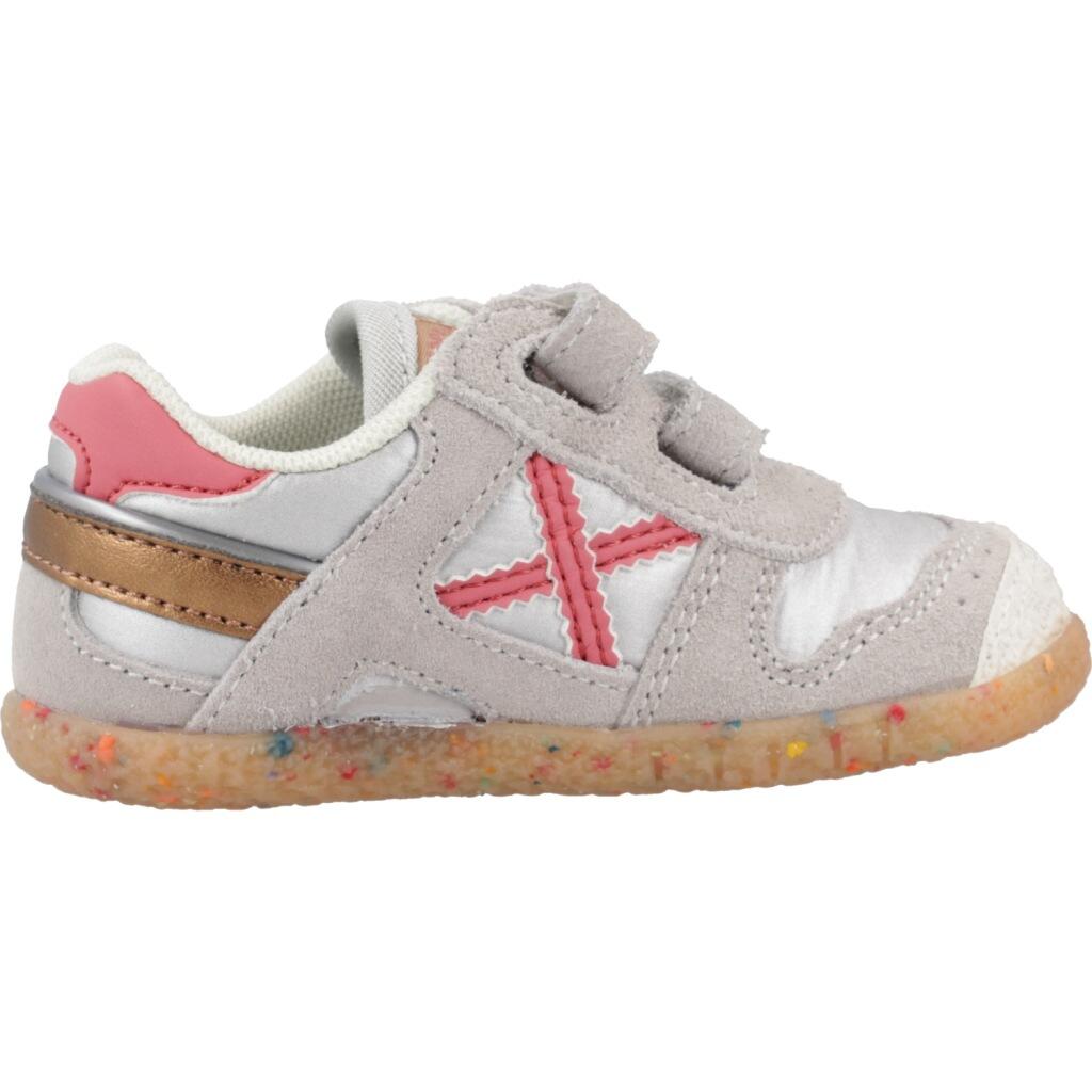 Zapatillas niño Munich Baby Goal 1595 Gris 4/5