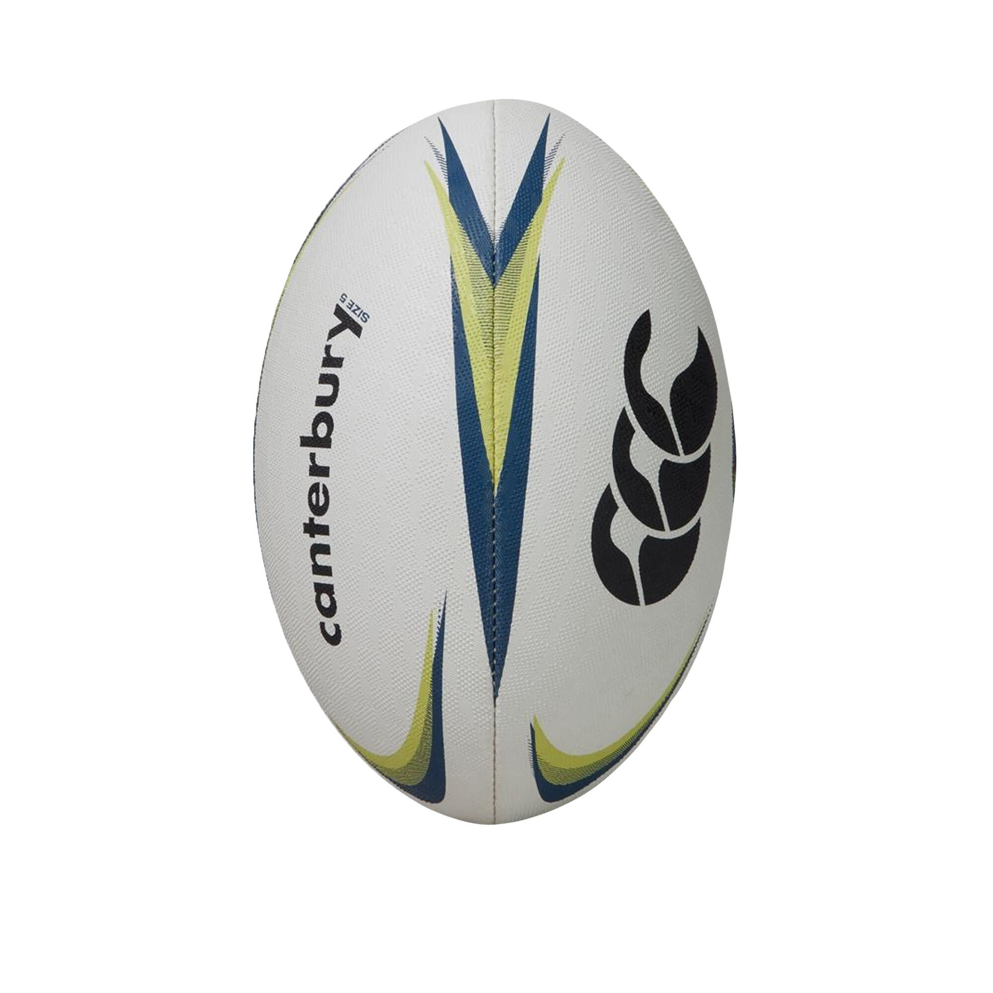 CANTERBURY Mentre Rugby Ball (White/Lime)