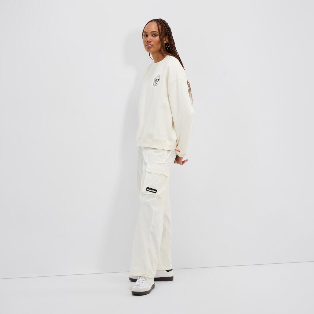 Sudaderas jerseys polares para Mujer Ellesse Areski crew  Blanco 4/7