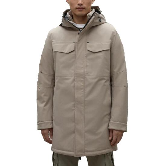 Abrigos Hombre Ecoalf Rainer Marron Claro