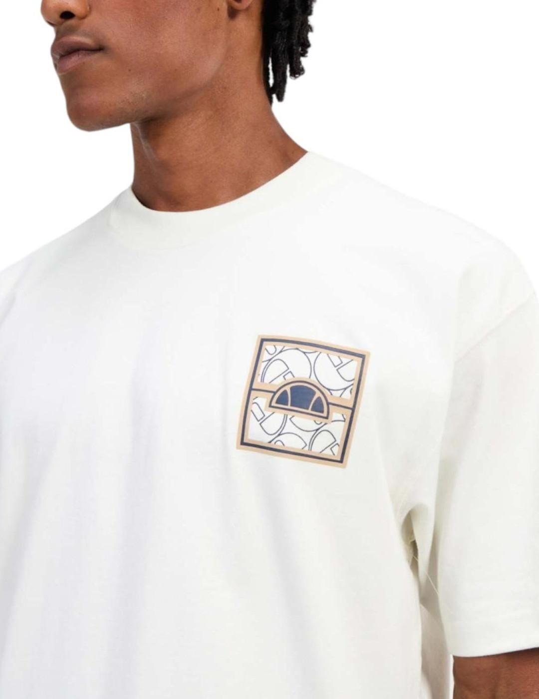 T-shirt pour homme Ellesse Peroli Blanc 3/4