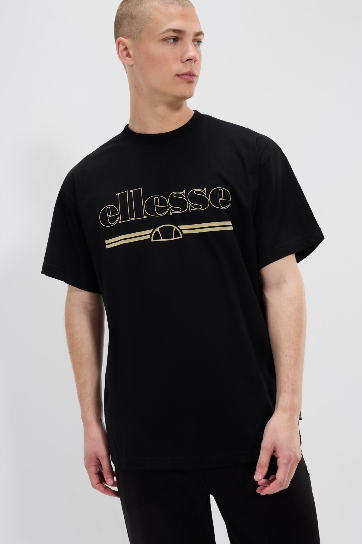 Felpa Ellesse Modello Strazo Tee Colore Nero 5/6