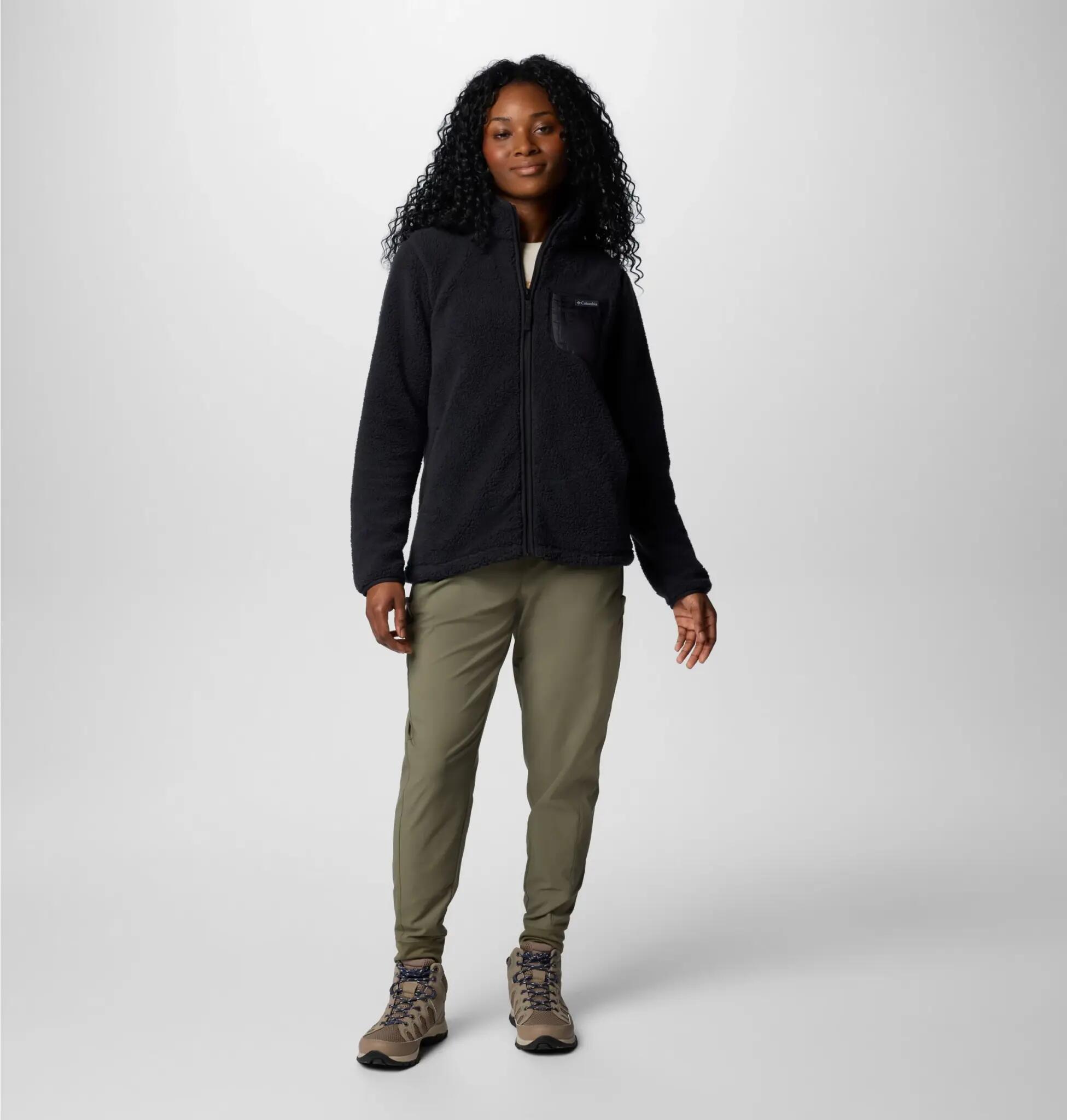 Chaqueta polar Montaña Mujer - COLUMBIA West Bend Full Zip W - Black 2/5