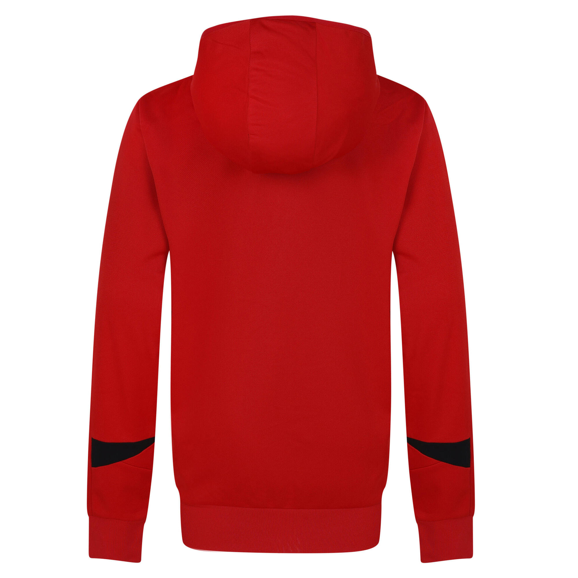Childrens/Kids Total Training Knitted Hoodie (Vermillion/Black) 2/2