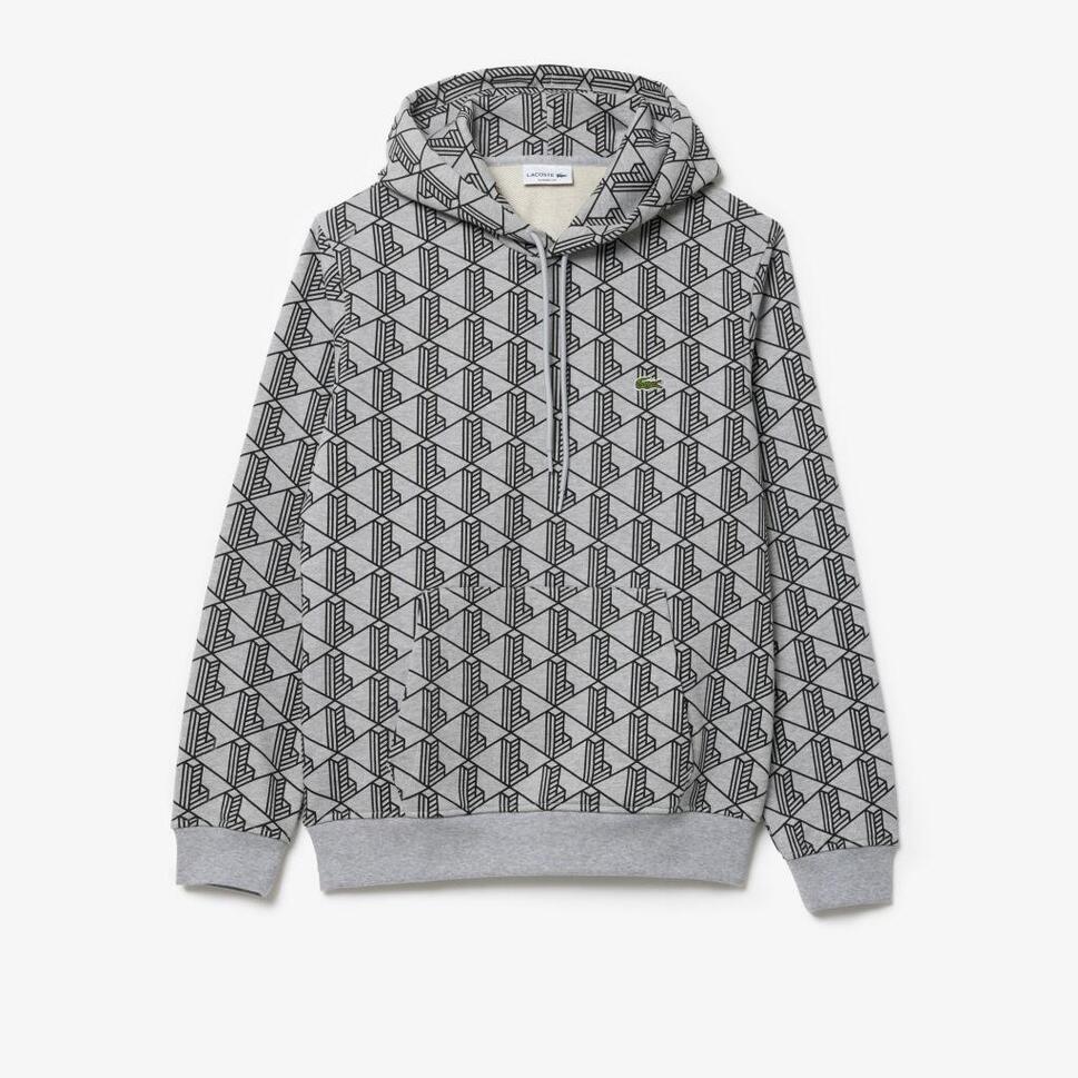 Bluzy Lacoste Model Sh2855 Sweatshirt Kolor Szary
