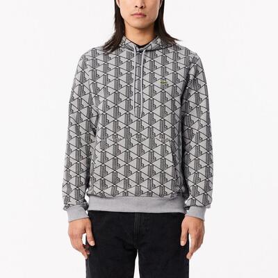 Sweatshirt lacoste model sh2855 sweatshirt kleur grijs