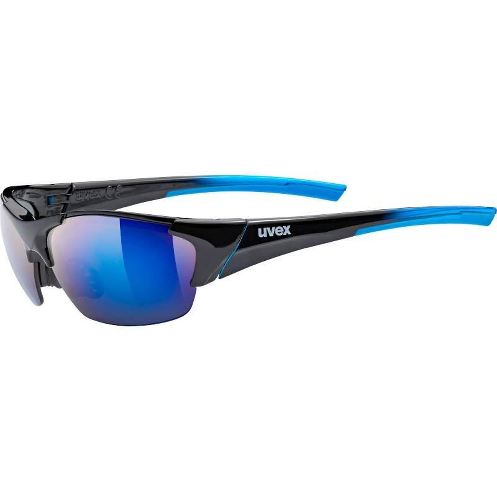 Uvex - Lunettes De Sport Uvex Blaze Iii 2.0 - Lunettes De Soleil - Bleu|noir - Taille Unique - Decathlon