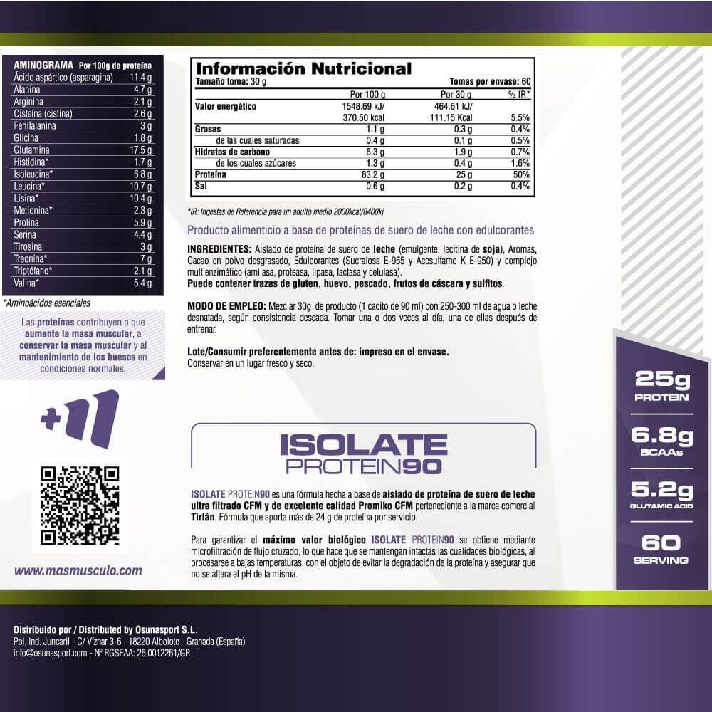 Isolate 90 CFM - 1,8 kg Cappuccino de MASmusculo 6/6