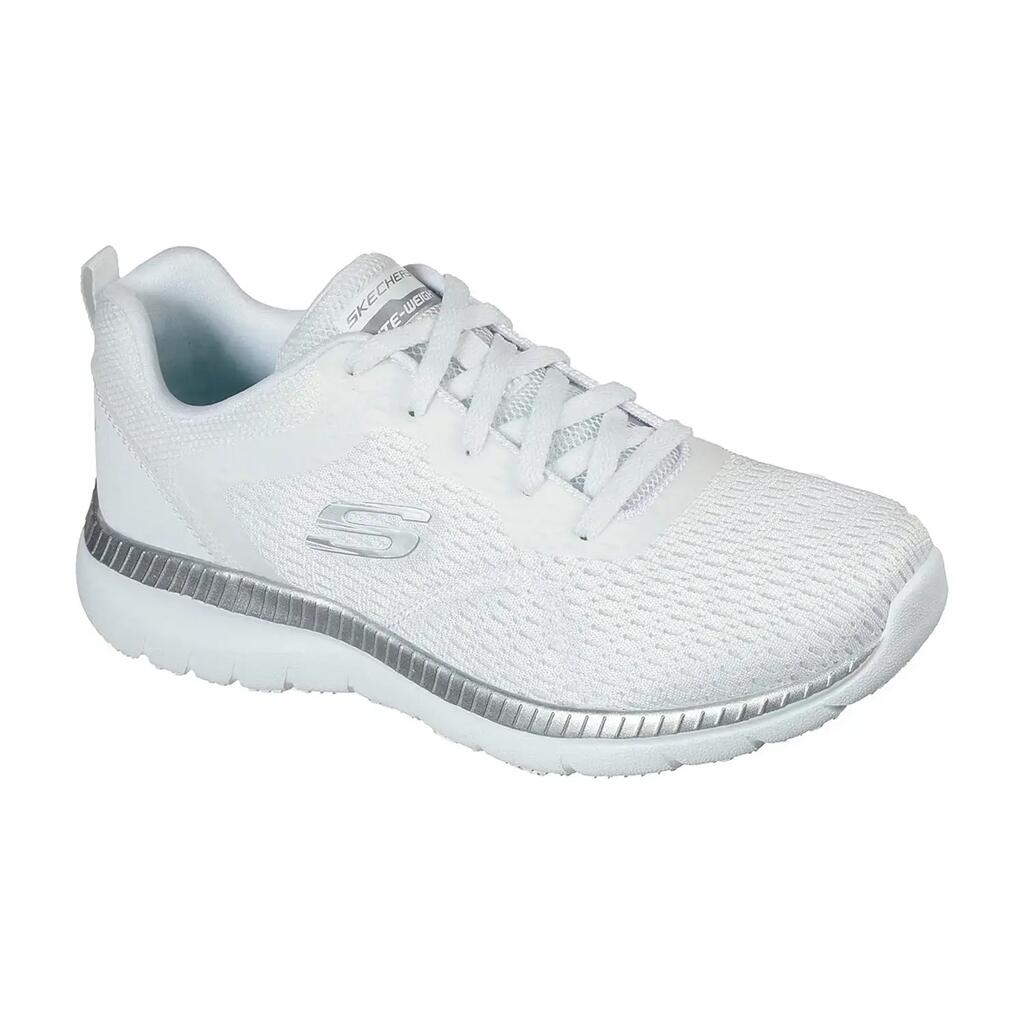 Shoes Skechers Women's White Sneaker Bountiful - Quick Path