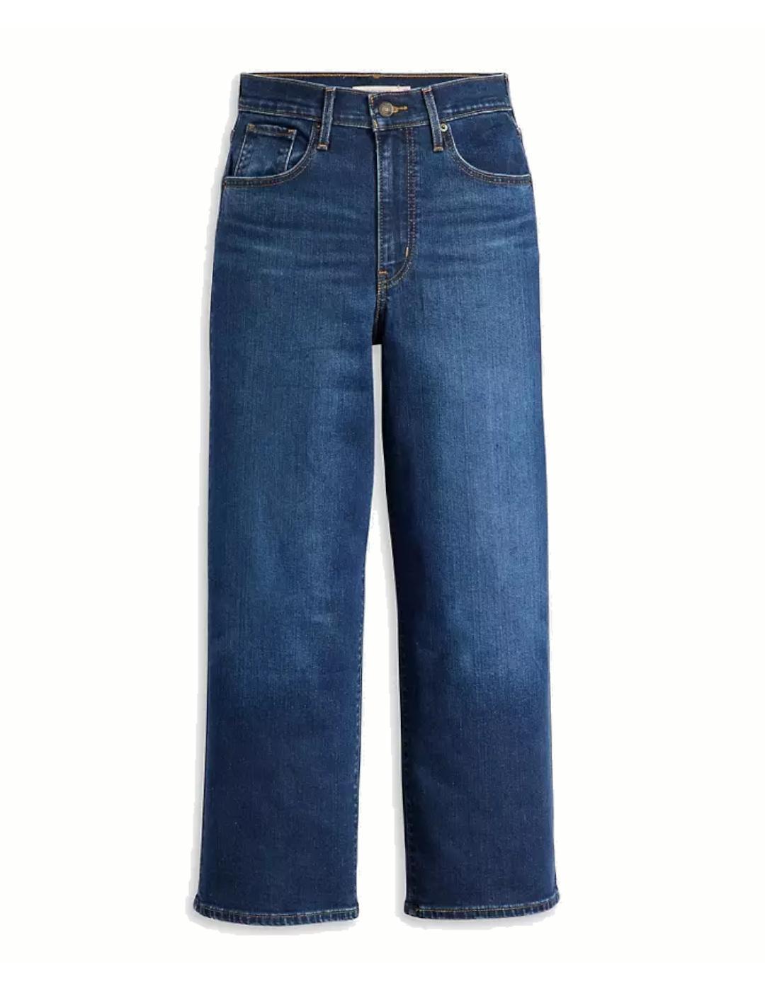 Pantalón para Mujer Levi´s High rise wide leg Azul 3/4