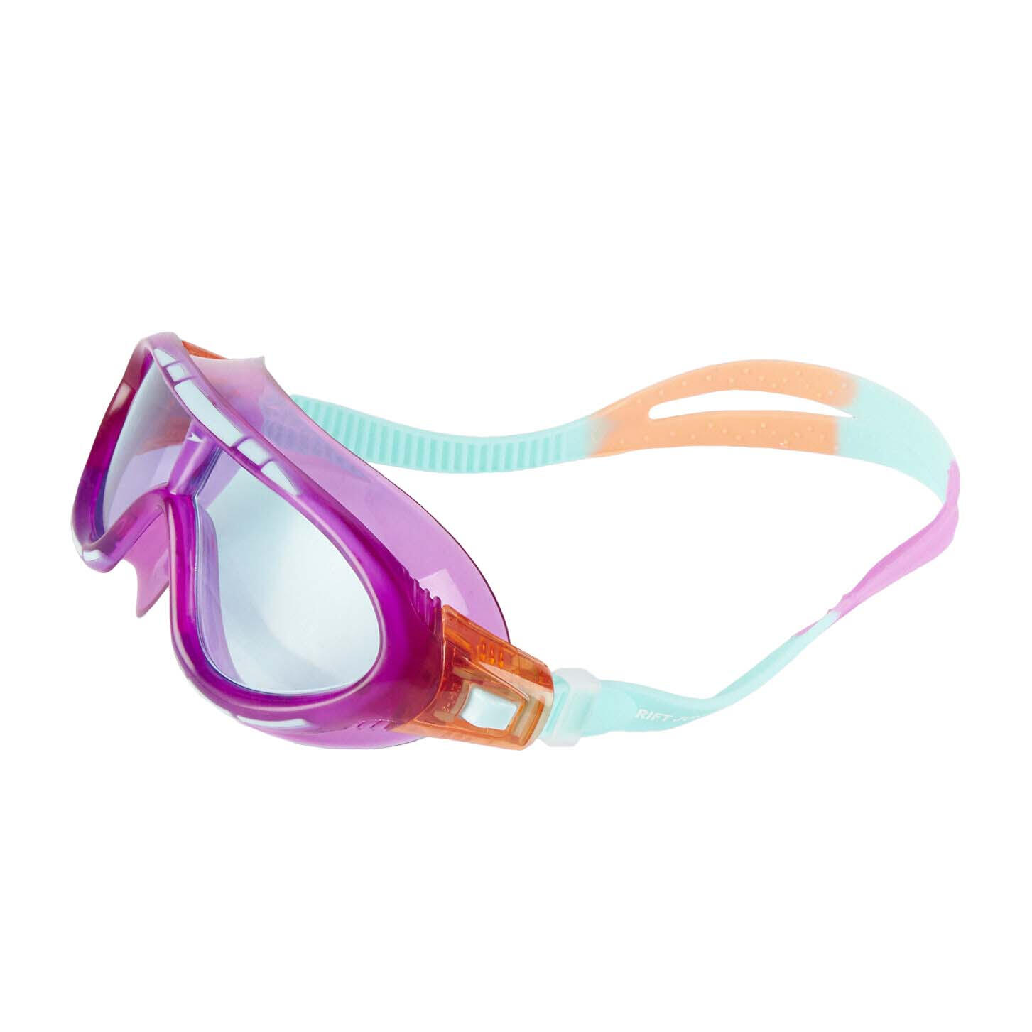 Childrens/Kids Rift Swimming Goggles (Purple/Yellow) 2/4