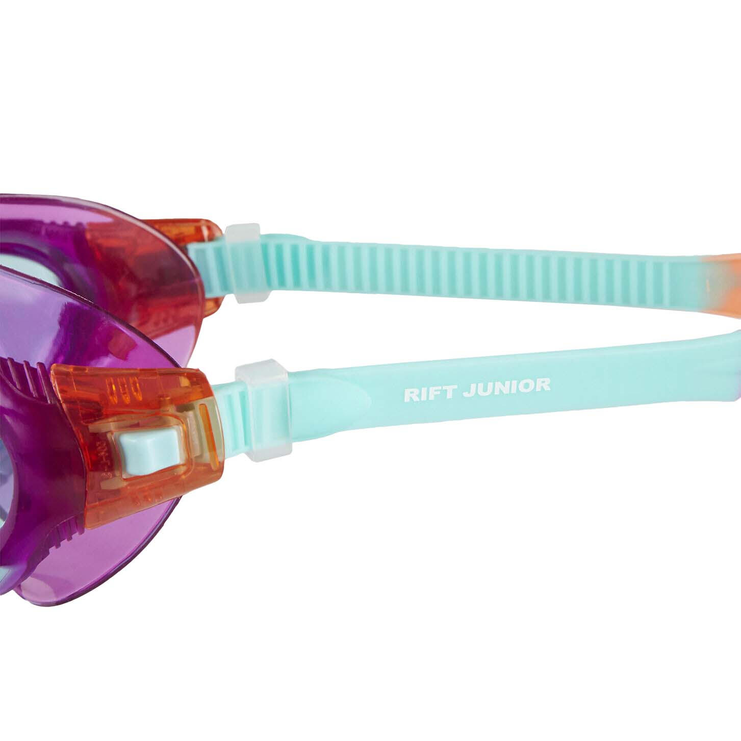 Childrens/Kids Rift Swimming Goggles (Purple/Yellow) 4/4