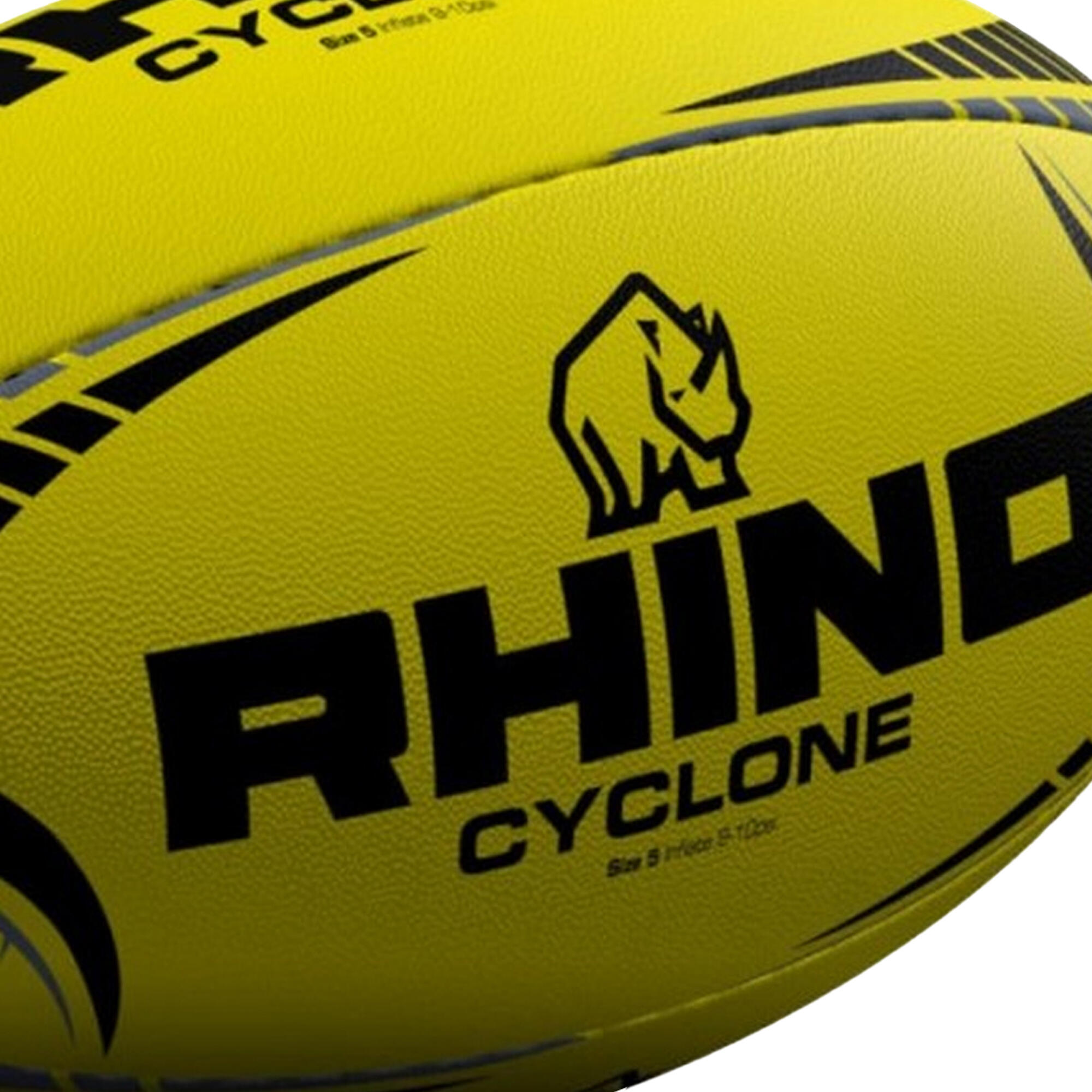 Palla Da RugbyAllenamento Rhino Cyclone Giallo 4 3/3